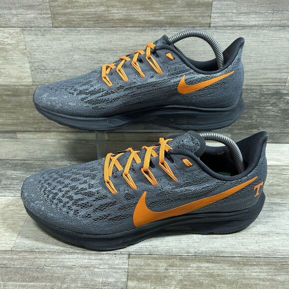 Nike Tennessee Volunteers Zoom Pegasus 36 Shoes Men's 9 Gray Orange Smokey - Picture 2 of 9
